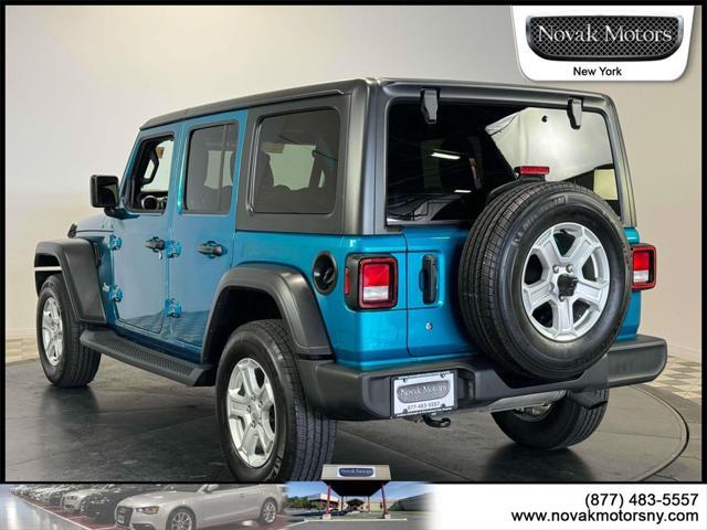 used 2020 Jeep Wrangler Unlimited car, priced at $32,342