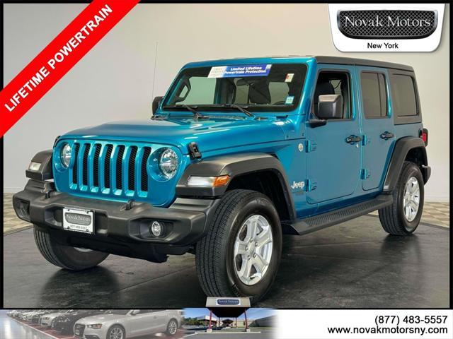 used 2020 Jeep Wrangler Unlimited car, priced at $32,342