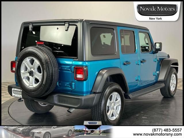 used 2020 Jeep Wrangler Unlimited car, priced at $32,342