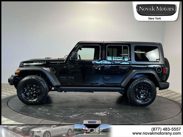 used 2021 Jeep Wrangler car, priced at $29,490