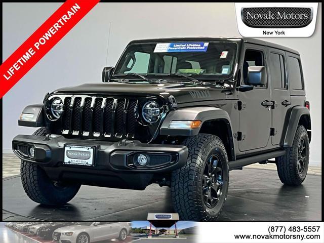 used 2021 Jeep Wrangler car, priced at $29,490