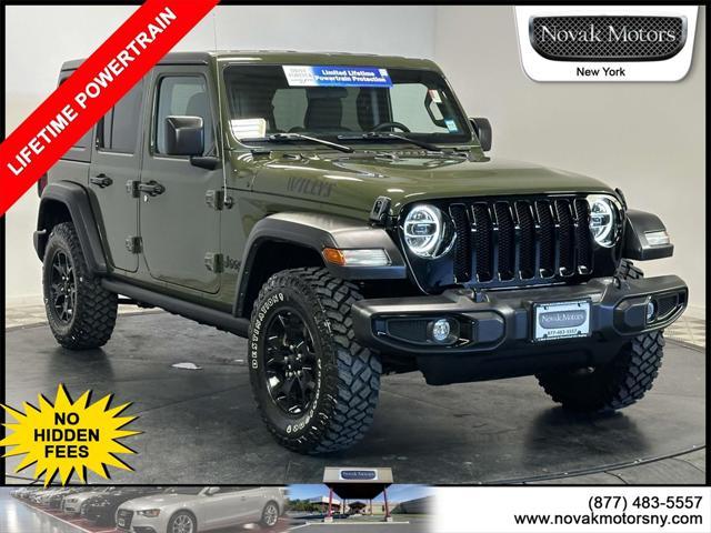 used 2021 Jeep Wrangler car, priced at $35,095