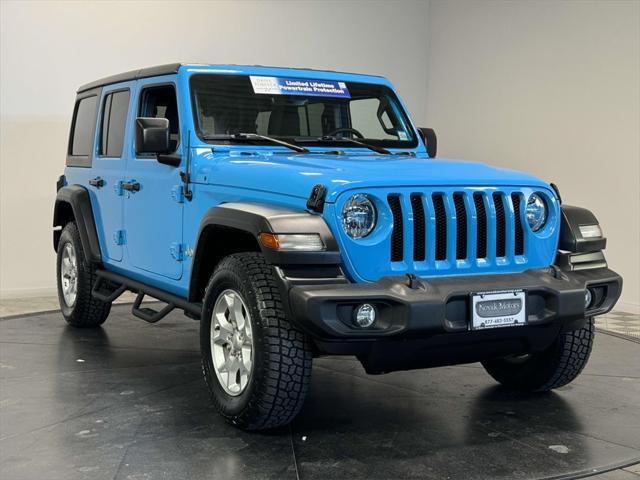 used 2021 Jeep Wrangler Unlimited car, priced at $33,990