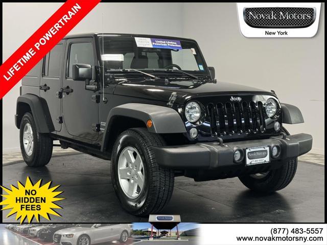 used 2016 Jeep Wrangler Unlimited car, priced at $20,895