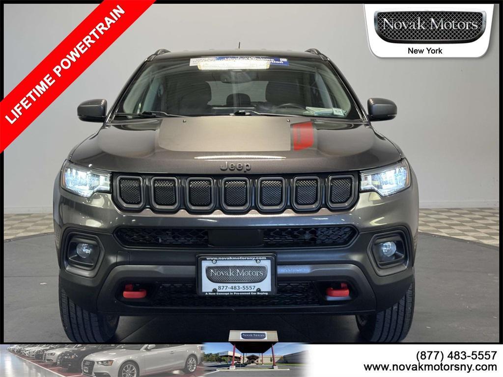 used 2022 Jeep Compass car, priced at $25,295