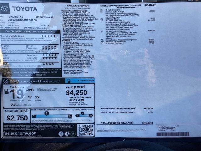 used 2025 Toyota Tundra car, priced at $49,928