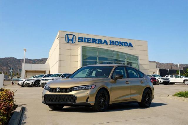 new 2025 Honda Civic car, priced at $29,055