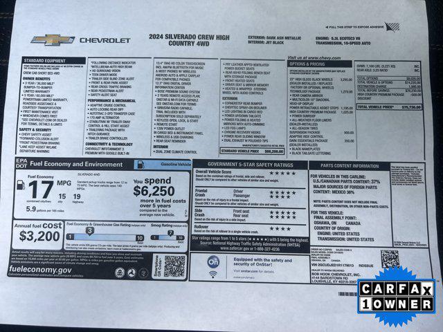 used 2024 Chevrolet Silverado 1500 car, priced at $52,800