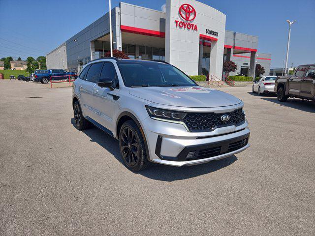 used 2021 Kia Sorento car, priced at $27,900