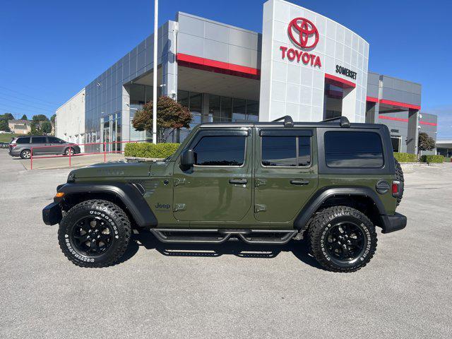 used 2021 Jeep Wrangler car, priced at $28,900