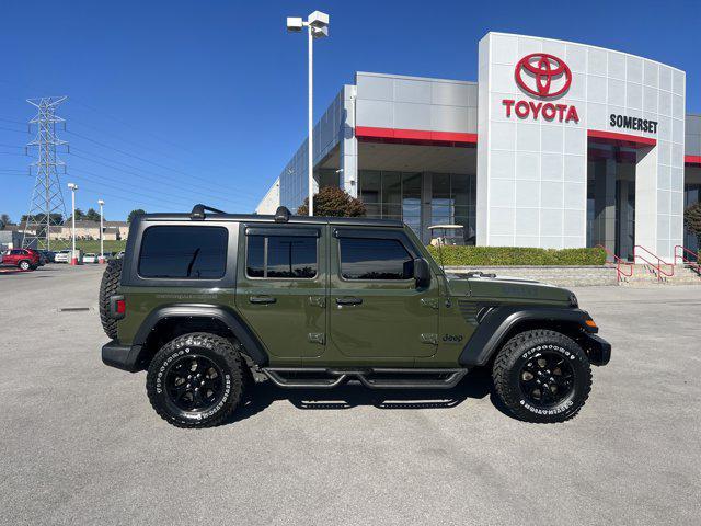 used 2021 Jeep Wrangler car, priced at $28,900