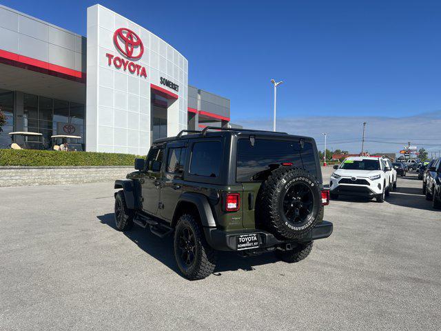 used 2021 Jeep Wrangler car, priced at $28,900
