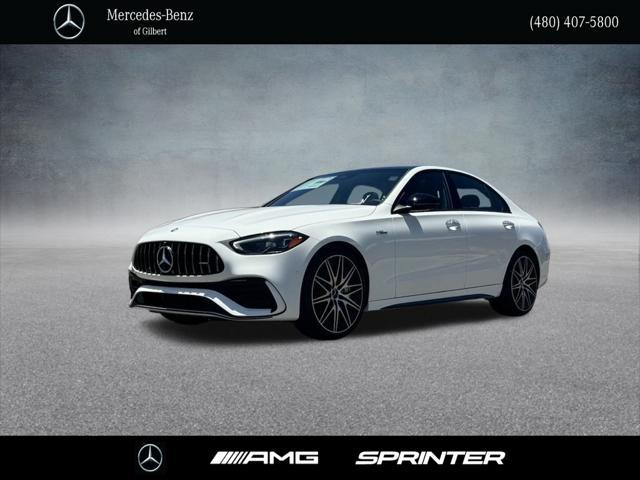 new 2024 Mercedes-Benz AMG C 43 car, priced at $66,475