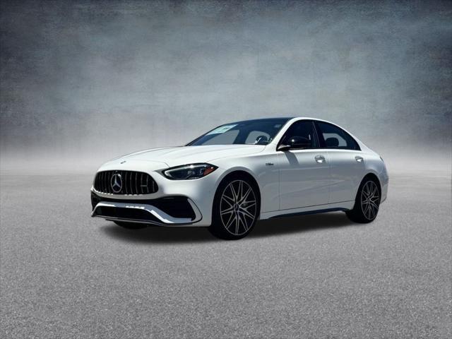 new 2024 Mercedes-Benz AMG C 43 car, priced at $66,475