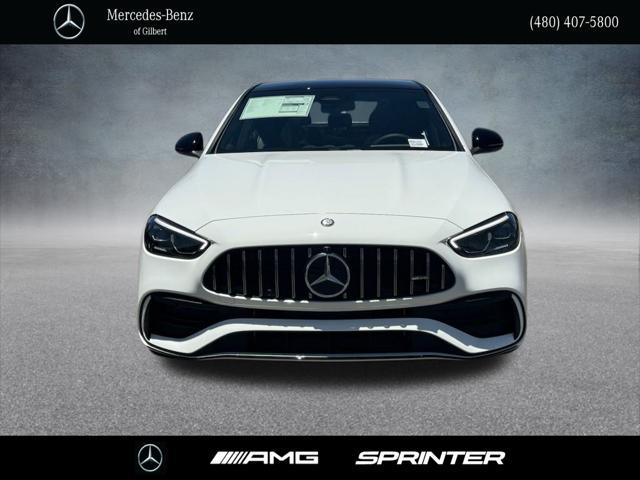 new 2024 Mercedes-Benz AMG C 43 car, priced at $66,475