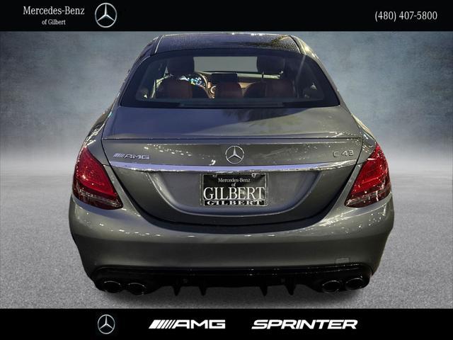 used 2020 Mercedes-Benz AMG C 43 car, priced at $39,987