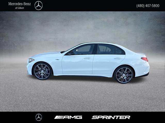 new 2025 Mercedes-Benz AMG C 43 car, priced at $67,400