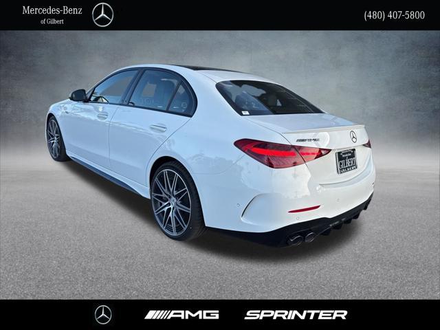 new 2025 Mercedes-Benz AMG C 43 car, priced at $67,400