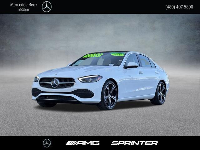 used 2025 Mercedes-Benz C-Class car, priced at $45,888