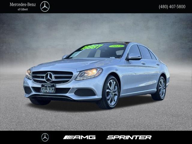 used 2018 Mercedes-Benz C-Class car, priced at $19,987