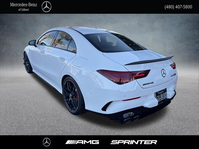 new 2025 Mercedes-Benz AMG CLA 45 car, priced at $73,000