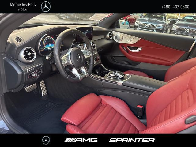 used 2021 Mercedes-Benz AMG C 43 car, priced at $47,994