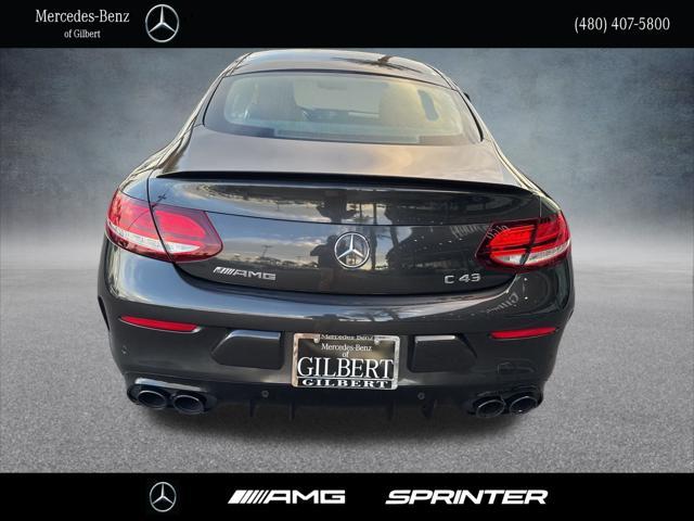 used 2021 Mercedes-Benz AMG C 43 car, priced at $47,994