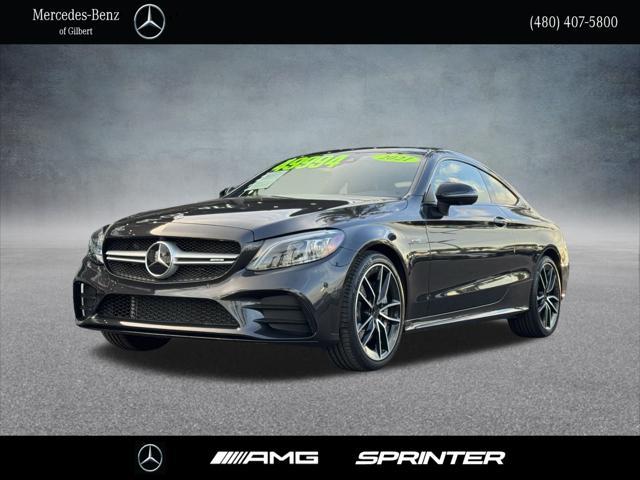 used 2021 Mercedes-Benz AMG C 43 car, priced at $47,994