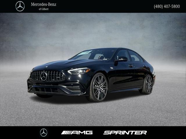 new 2024 Mercedes-Benz AMG C 43 car, priced at $70,045