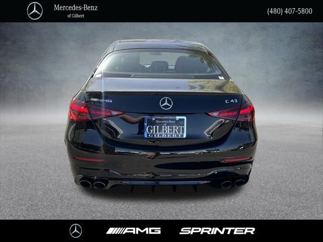 new 2024 Mercedes-Benz AMG C 43 car, priced at $70,045