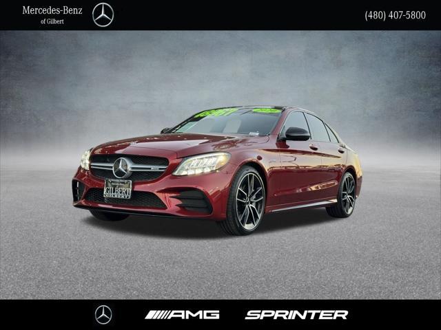 used 2020 Mercedes-Benz AMG C 43 car, priced at $46,967