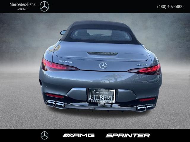 new 2025 Mercedes-Benz AMG SL 55 car, priced at $162,935