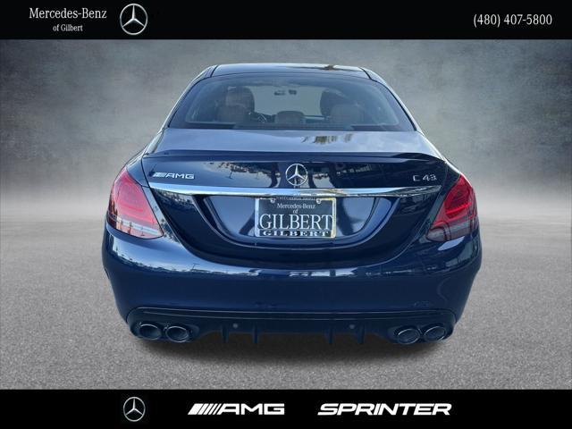used 2020 Mercedes-Benz AMG C 43 car, priced at $41,994