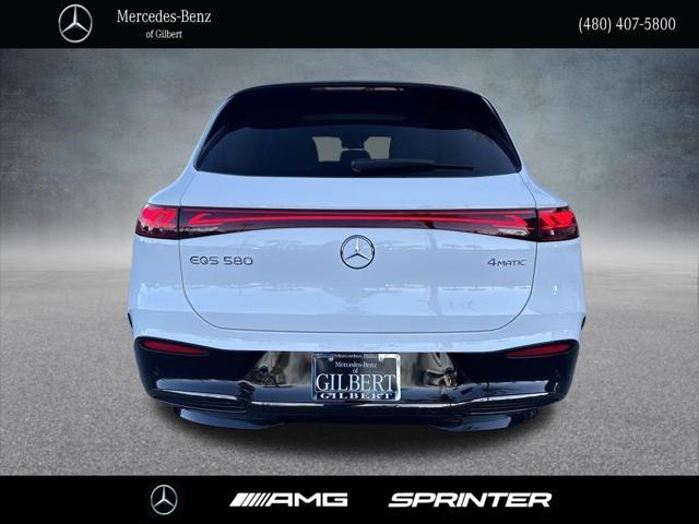 new 2024 Mercedes-Benz EQS 580 car, priced at $133,795