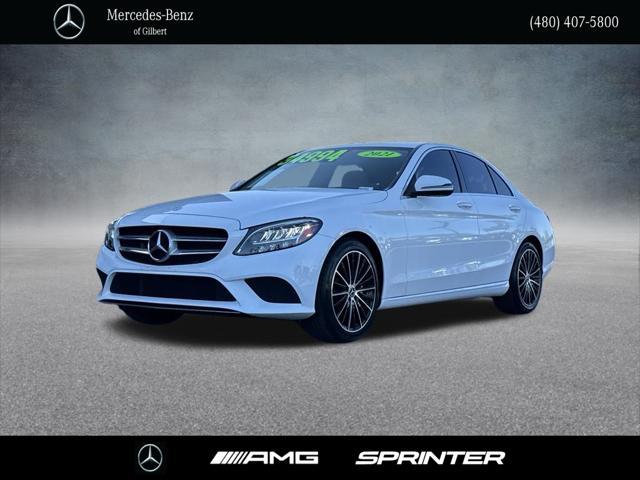 used 2021 Mercedes-Benz C-Class car, priced at $32,494