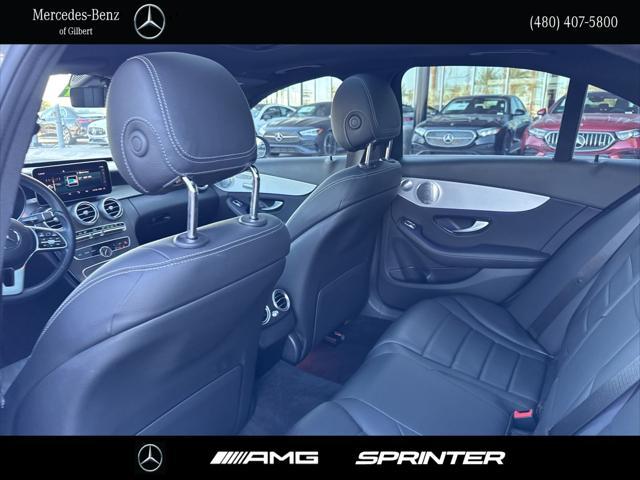 used 2021 Mercedes-Benz C-Class car, priced at $27,994