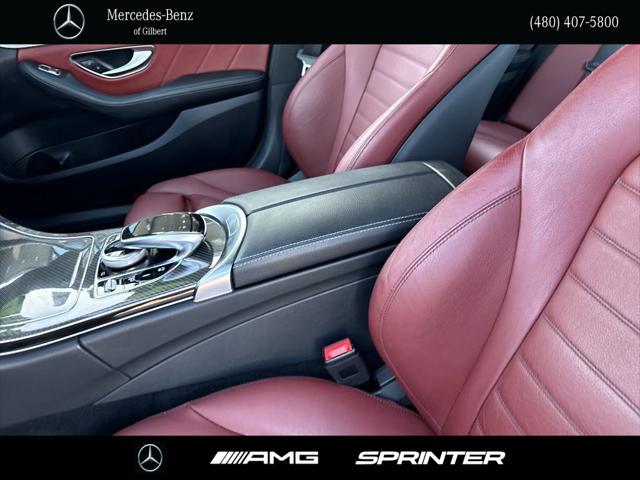 used 2020 Mercedes-Benz AMG C 43 car, priced at $49,994