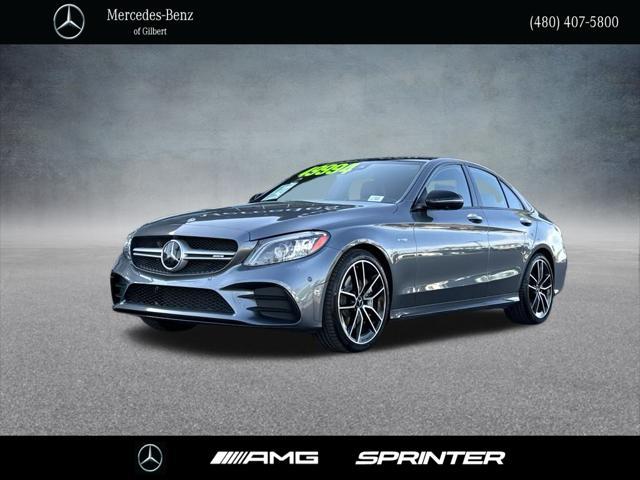 used 2020 Mercedes-Benz AMG C 43 car, priced at $43,956