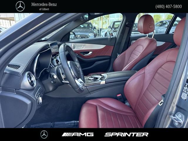 used 2020 Mercedes-Benz AMG C 43 car, priced at $49,994