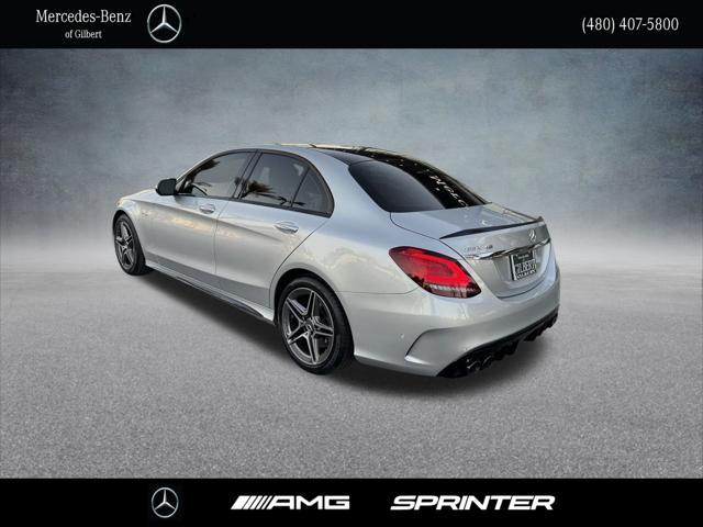 used 2021 Mercedes-Benz AMG C 43 car, priced at $43,182