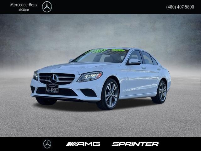 used 2021 Mercedes-Benz C-Class car, priced at $27,987