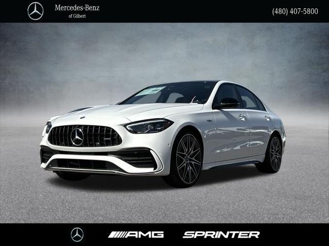 new 2024 Mercedes-Benz AMG C 43 car, priced at $68,545