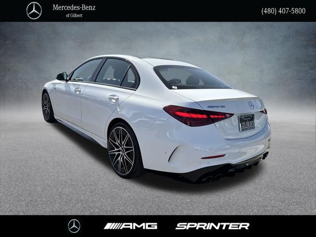 new 2024 Mercedes-Benz AMG C 43 car, priced at $68,545