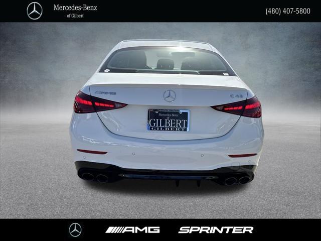 new 2024 Mercedes-Benz AMG C 43 car, priced at $68,545