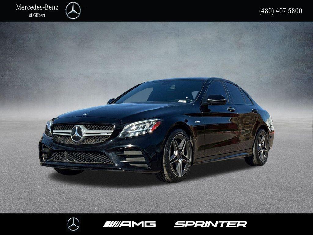 used 2021 Mercedes-Benz AMG C 43 car, priced at $34,494