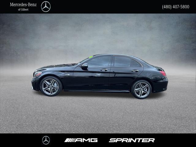 used 2021 Mercedes-Benz AMG C 43 car, priced at $40,987
