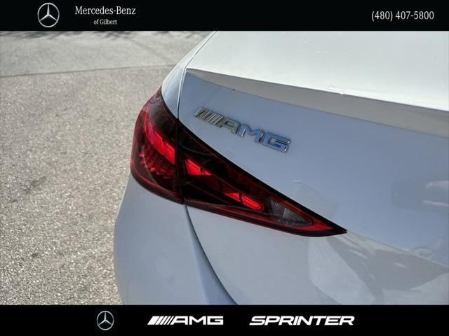 new 2024 Mercedes-Benz AMG C 43 car, priced at $67,595