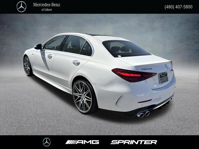 new 2024 Mercedes-Benz AMG C 43 car, priced at $67,595