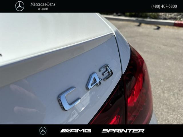 new 2024 Mercedes-Benz AMG C 43 car, priced at $67,595