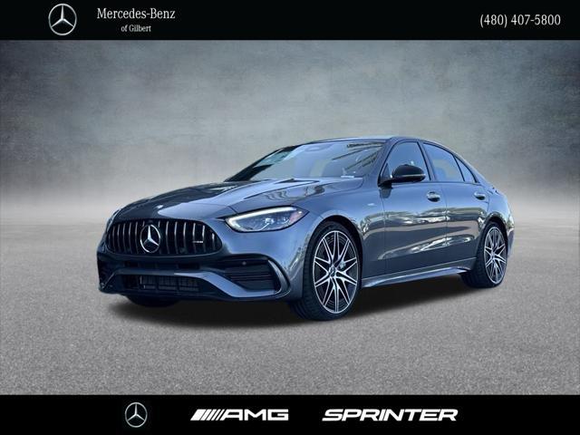 new 2024 Mercedes-Benz AMG C 43 car, priced at $69,295